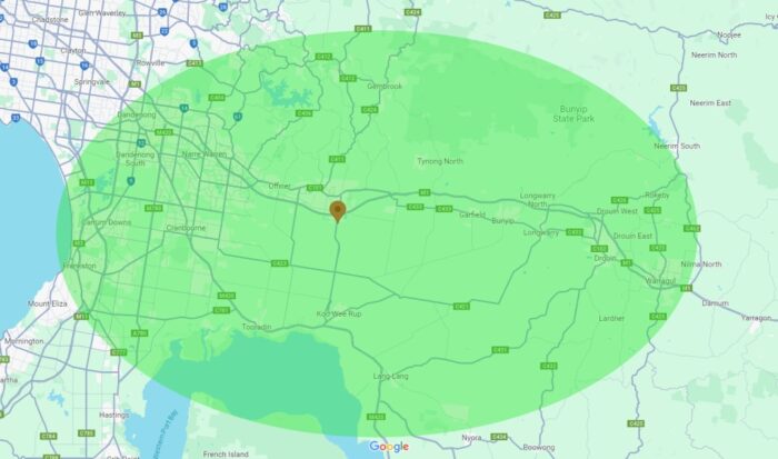 Pakenham truck and car wash Map